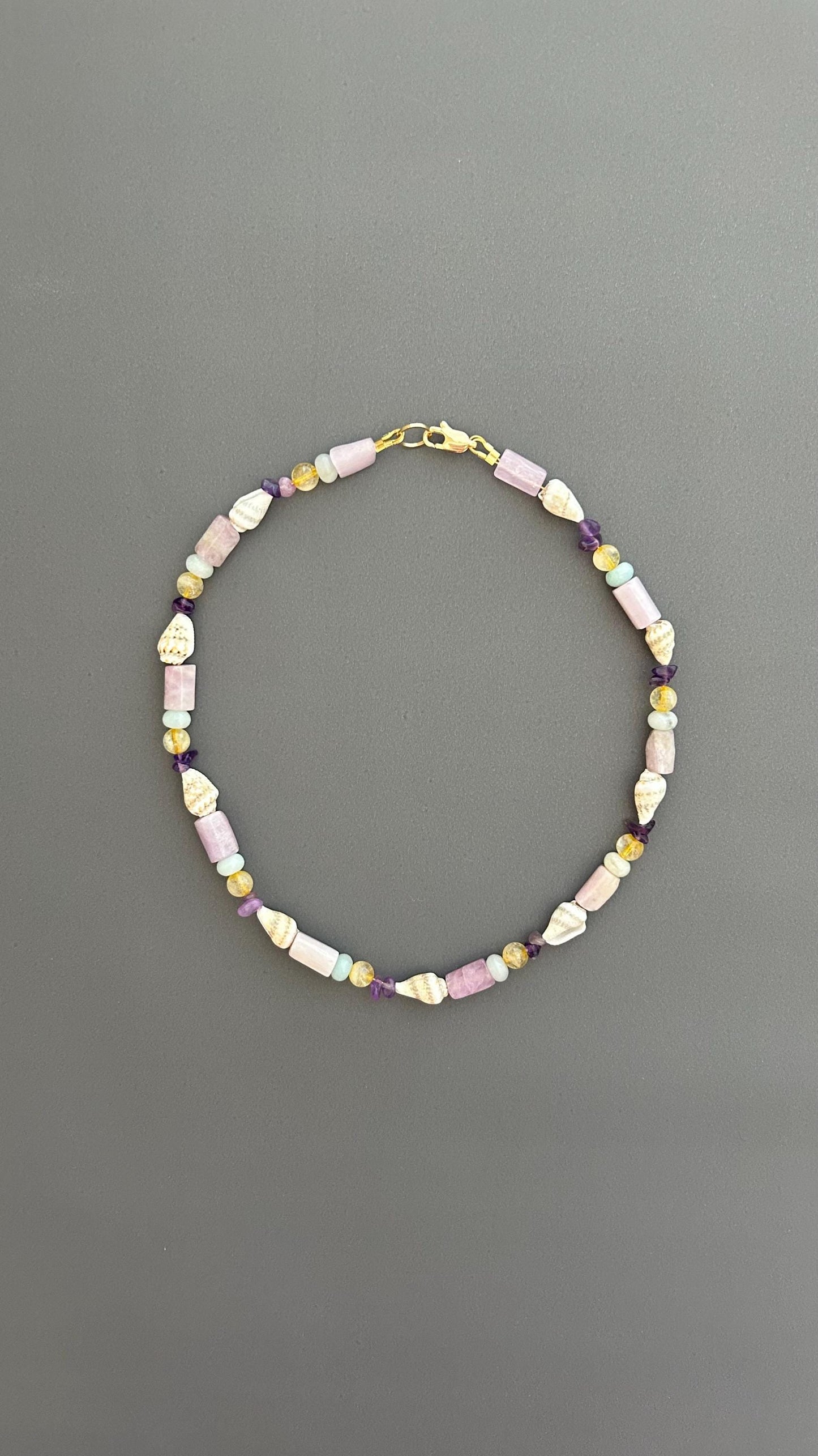 Seashell Choker Necklace | Boho Beach Necklace | 18k Gold Plated Clasp | Minimalist Shell  | Summer Gift for Her | Handmade