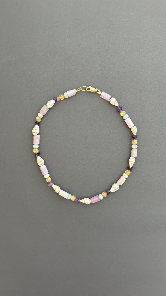 Seashell Choker Necklace | Boho Beach Necklace | 18k Gold Plated Clasp | Minimalist Shell  | Summer Gift for Her | Handmade