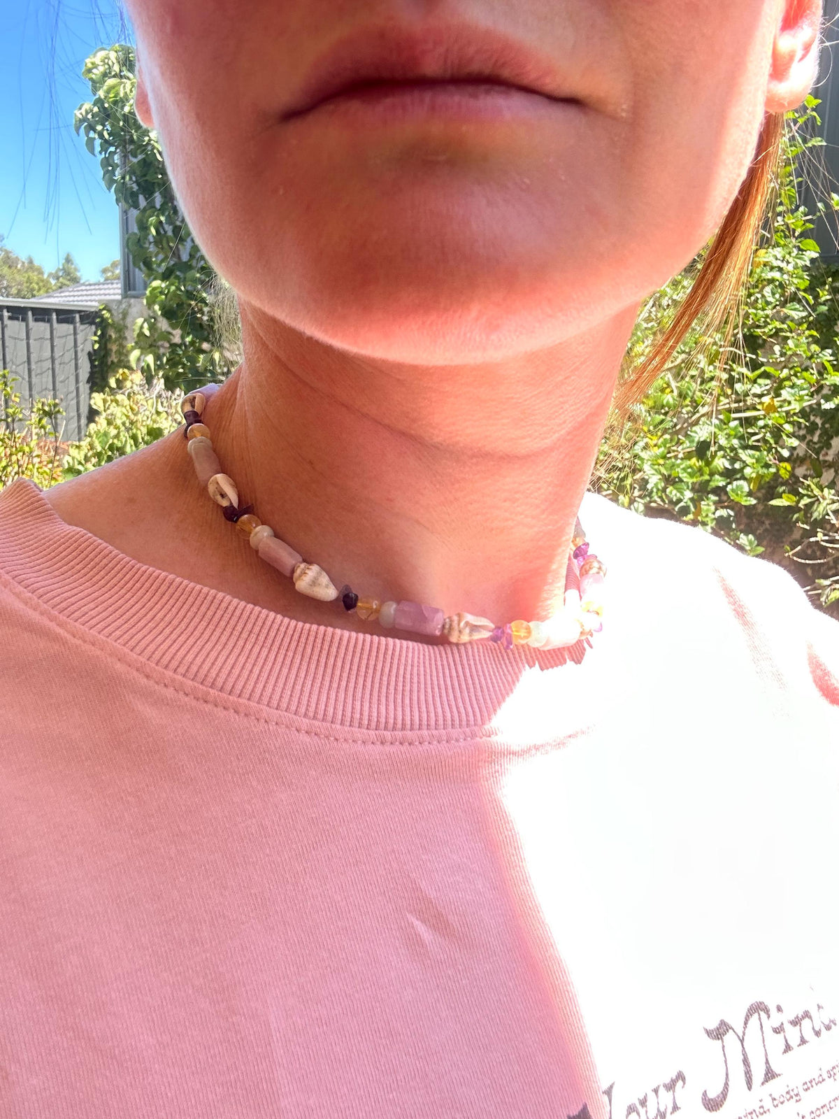 Seashell Choker Necklace | Boho Beach Necklace | 18k Gold Plated Clasp | Minimalist Shell  | Summer Gift for Her | Handmade