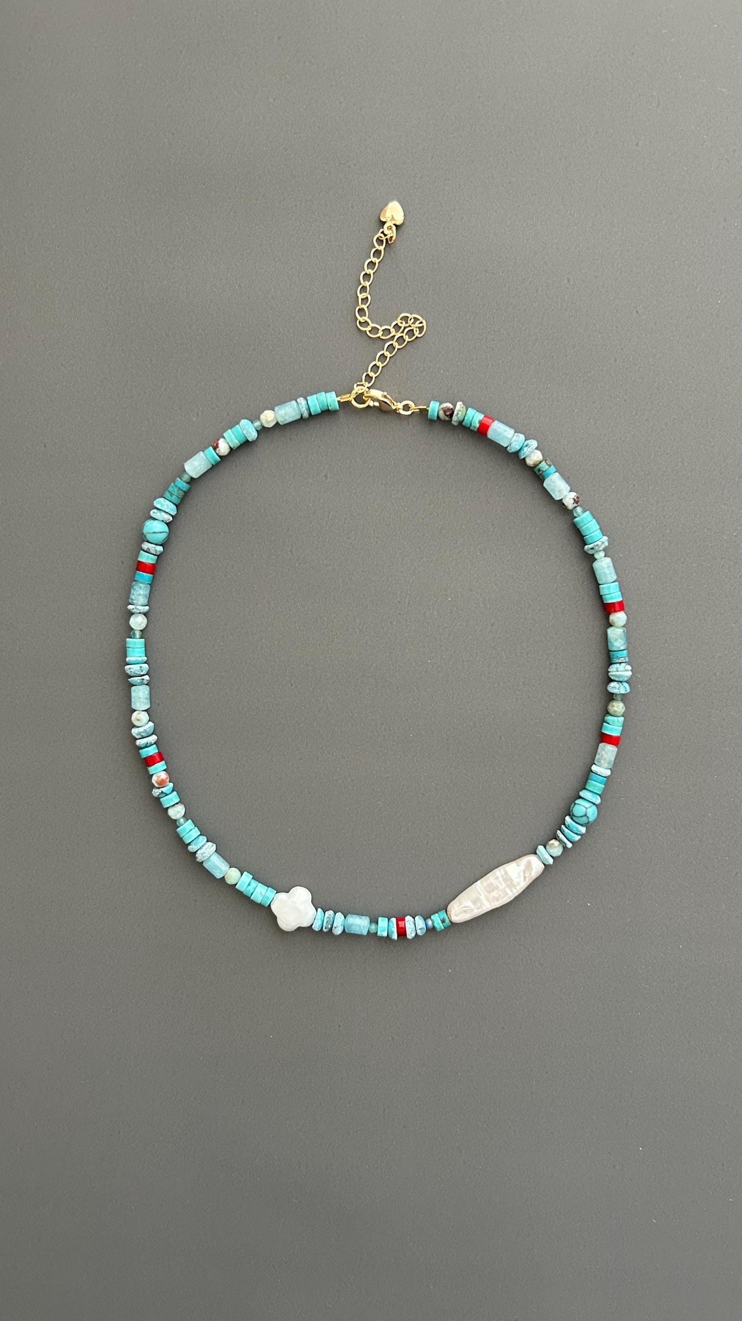 baroque necklace pearl | mixed beads necklace | choker necklace pearl | choker pearl necklace | blue beaded choker