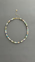 Handmade Beaded Choker: Freshwater Pearl & Natural Stone Necklace