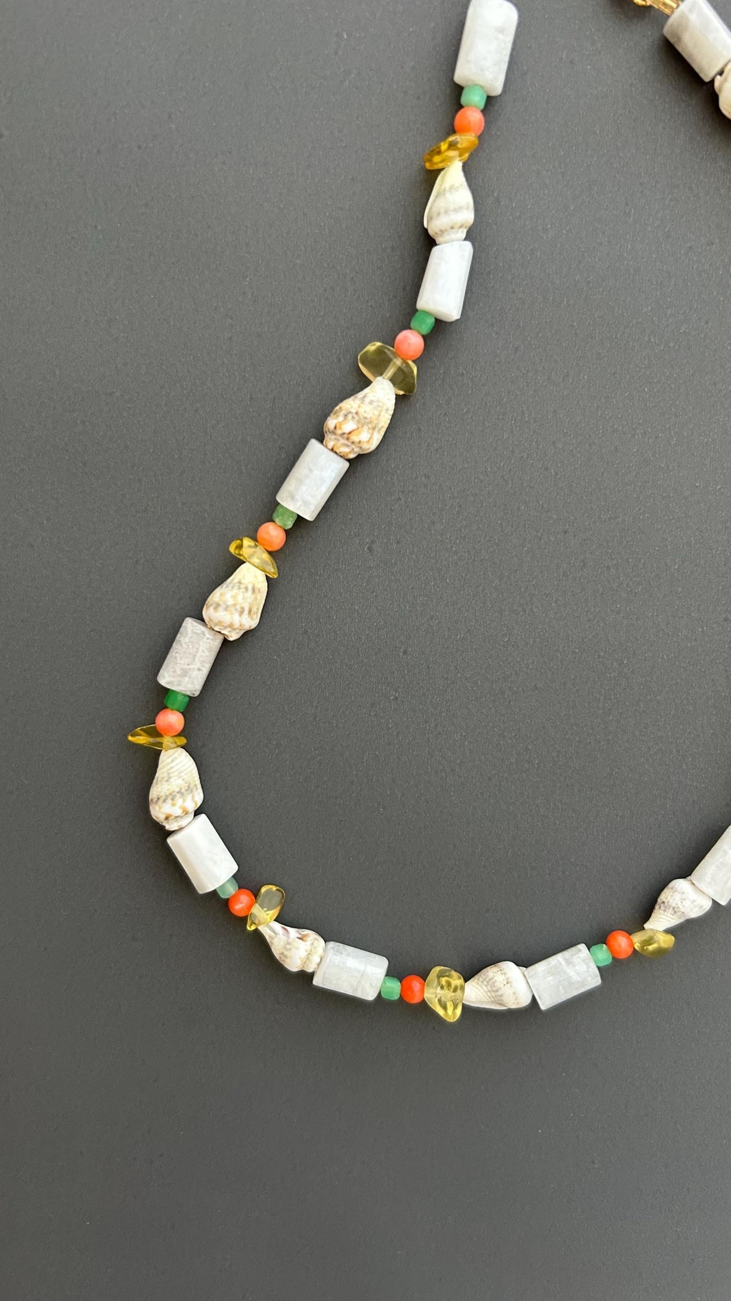 Seashell Choker Necklace | Boho Beach Choker | Handmade Minimalist Shell  | Adjustable Layering | Summer Gift for Her
