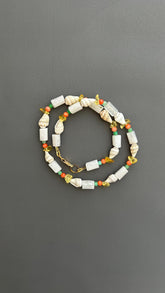 Seashell Choker Necklace | Boho Beach Choker | Handmade Minimalist Shell  | Adjustable Layering | Summer Gift for Her