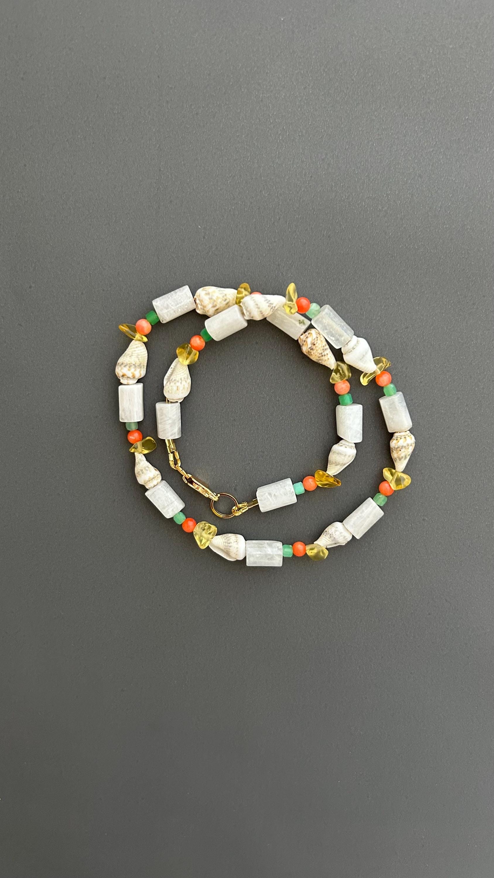 Seashell Choker Necklace | Boho Beach Choker | Handmade Minimalist Shell  | Adjustable Layering | Summer Gift for Her