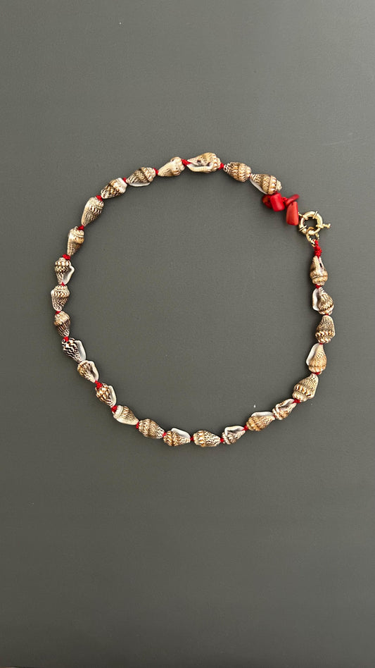 Boho Shell Choker Necklace, 18k Gold Plated | Beach Layering Jewelry | Summer Festival Trend | Adjustable  Gift for Her, Australia
