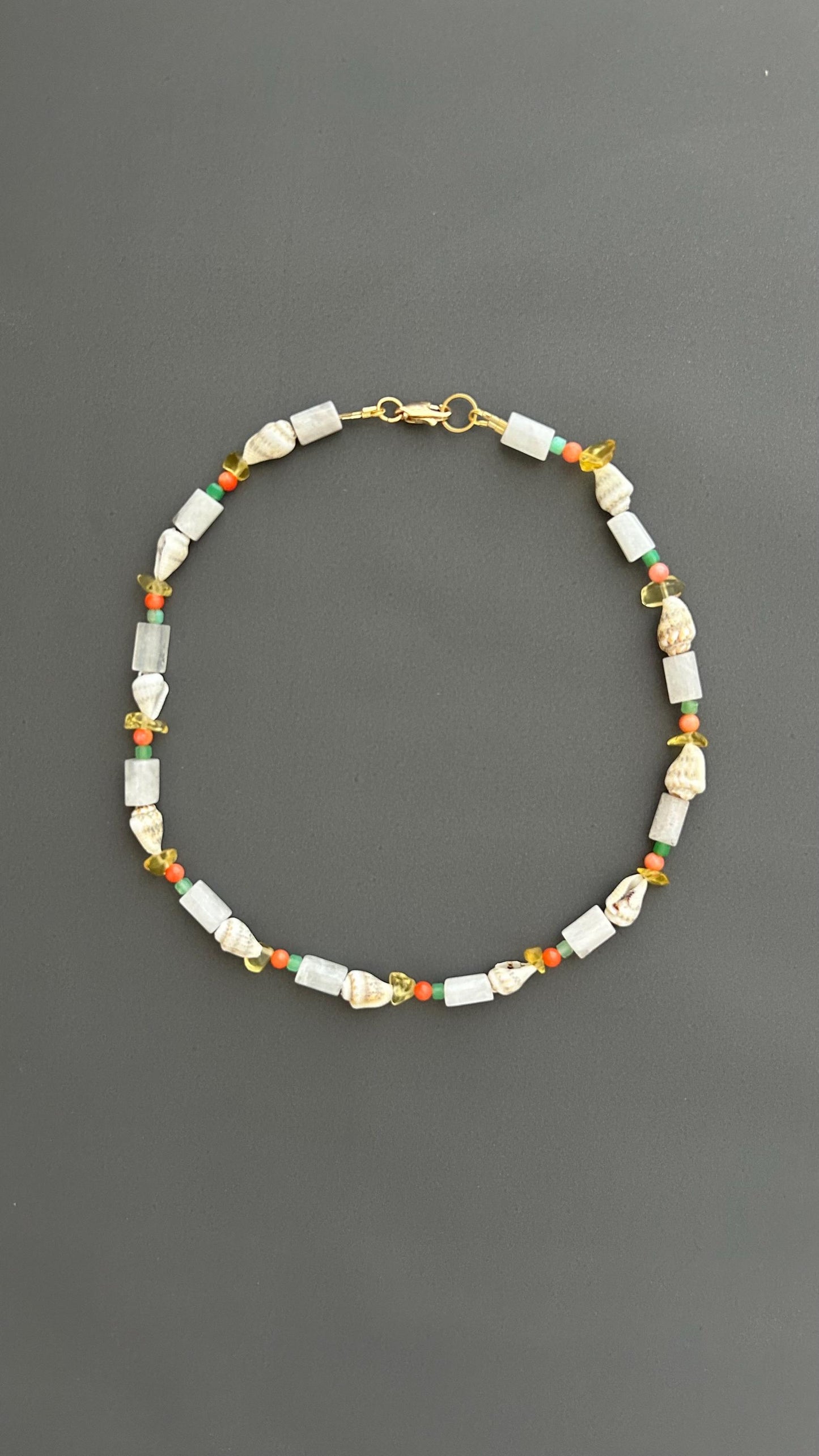 Seashell Choker Necklace | Boho Beach Choker | Handmade Minimalist Shell  | Adjustable Layering | Summer Gift for Her