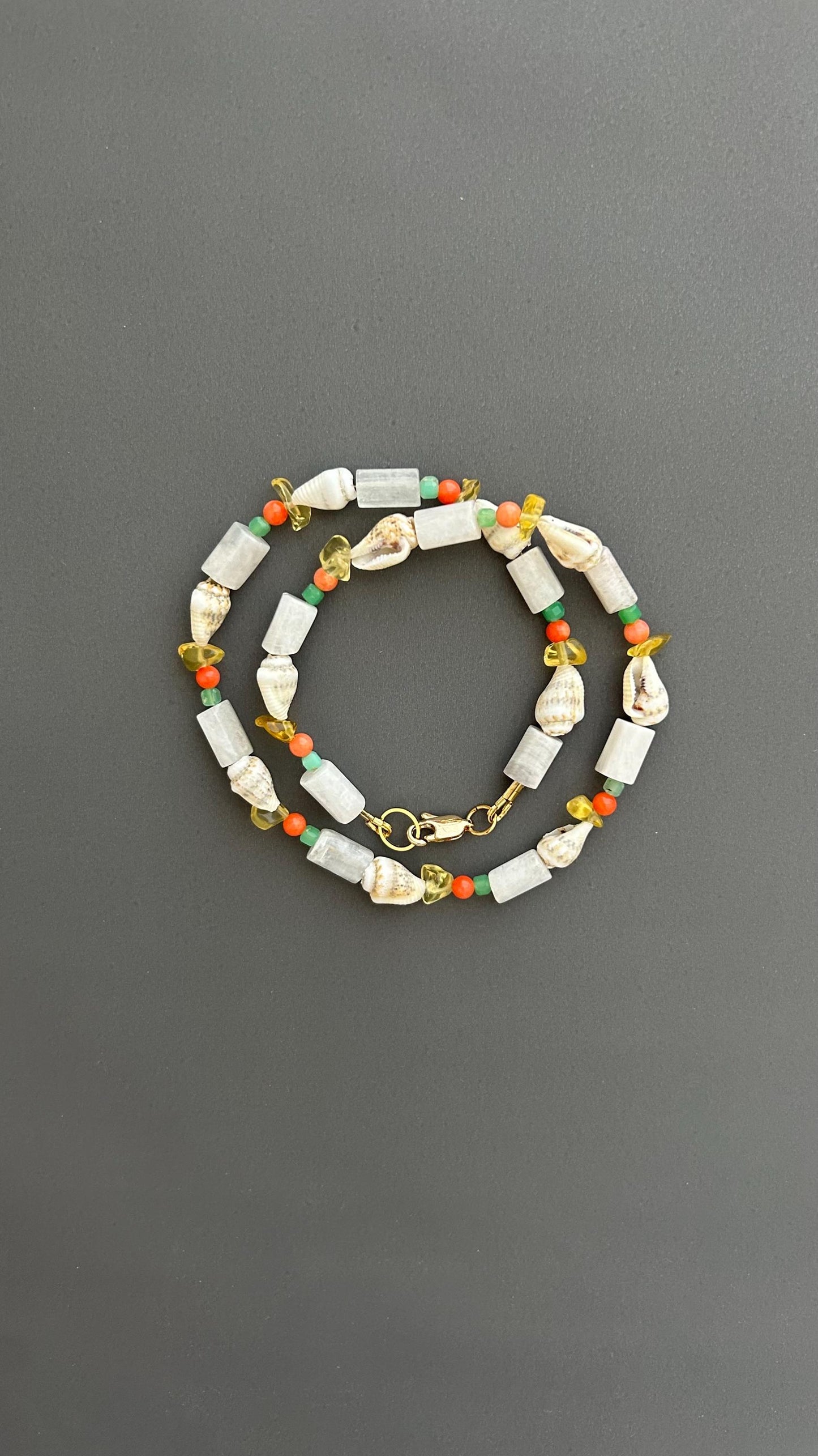 Seashell Choker Necklace | Boho Beach Choker | Handmade Minimalist Shell  | Adjustable Layering | Summer Gift for Her