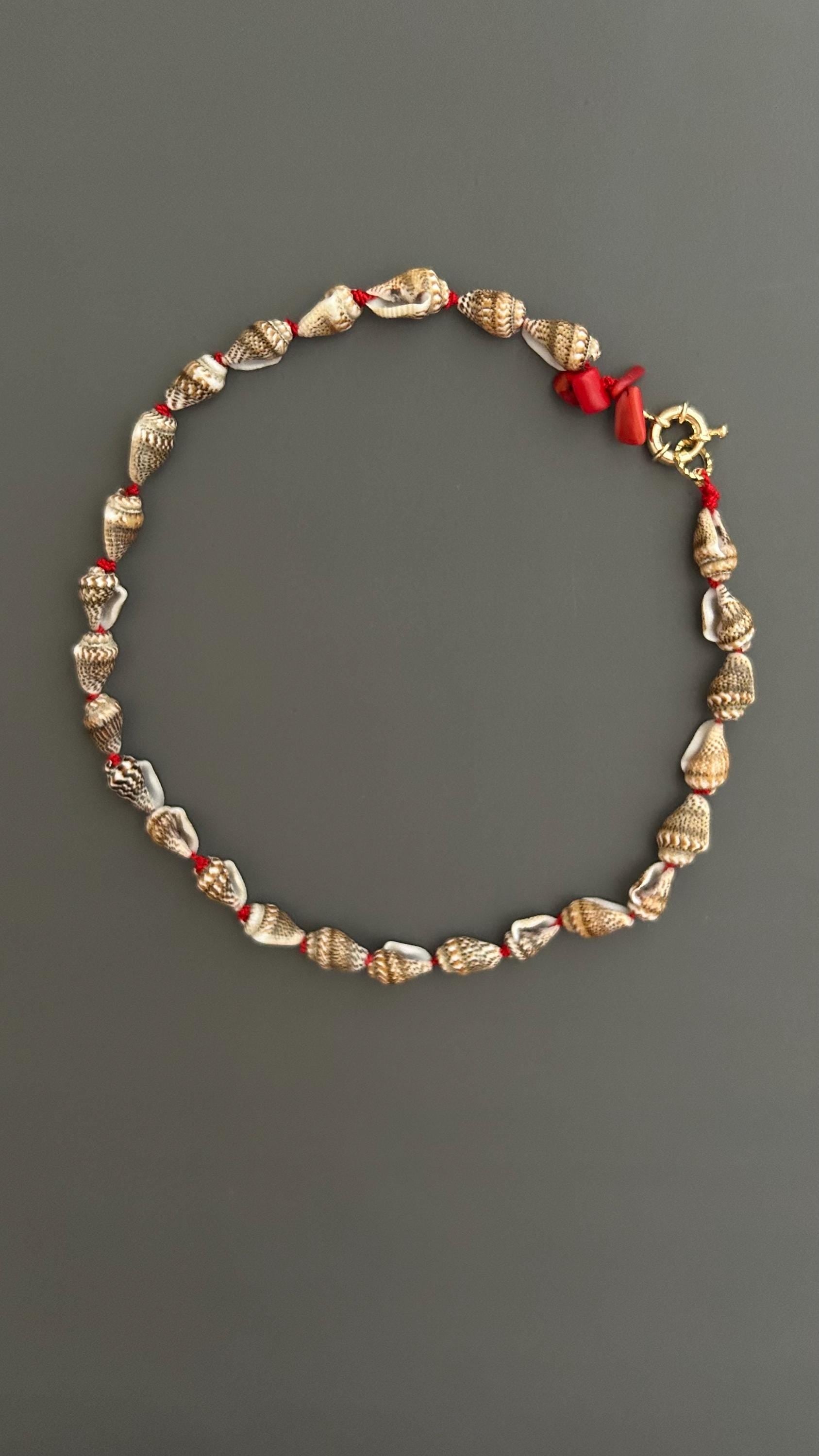 Boho Shell Choker Necklace, 18k Gold Plated | Beach Layering Jewelry | Summer Festival Trend | Adjustable  Gift for Her, Australia