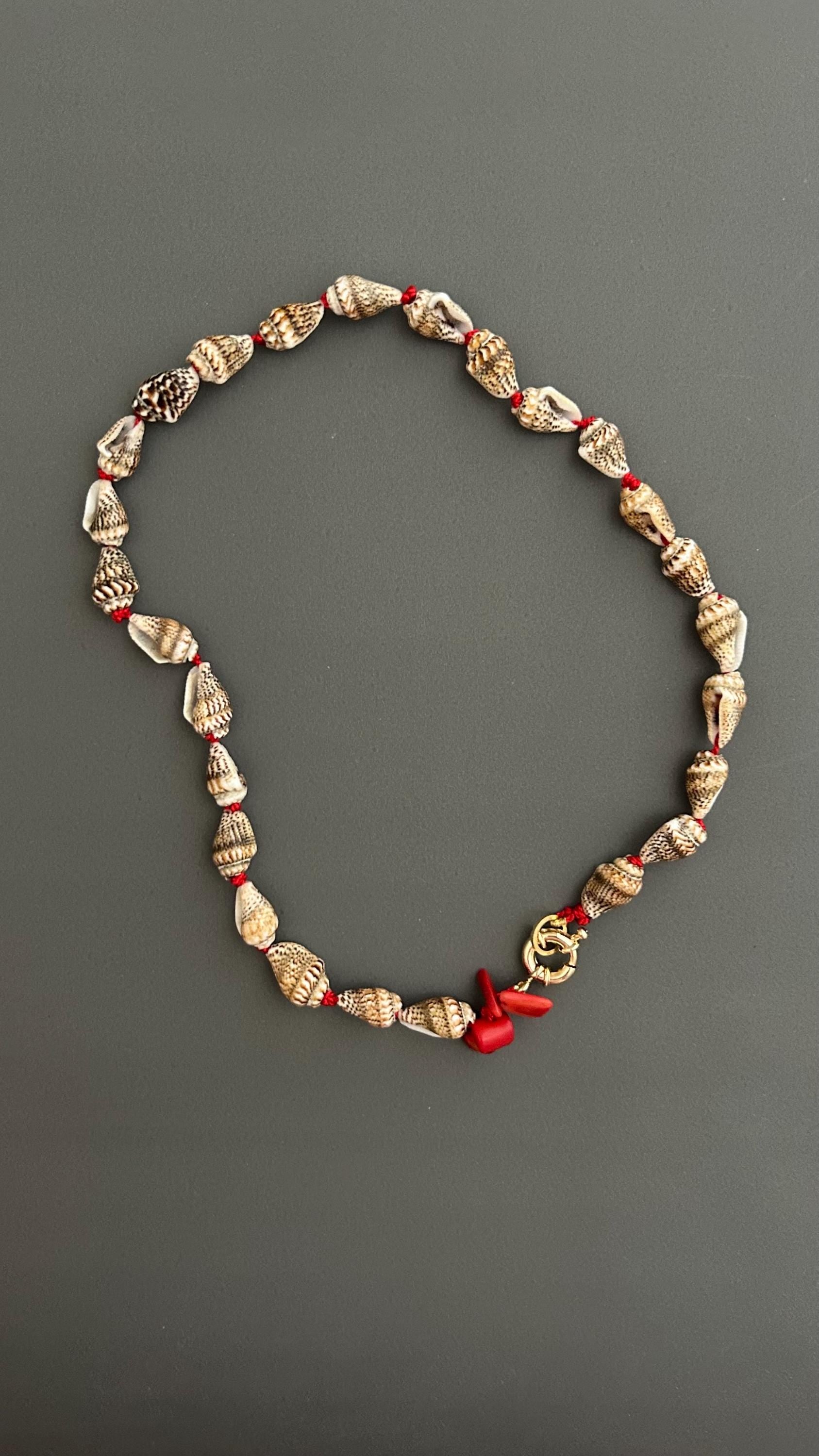 Boho Shell Choker Necklace, 18k Gold Plated | Beach Layering Jewelry | Summer Festival Trend | Adjustable  Gift for Her, Australia