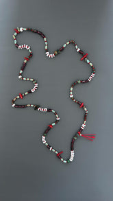 flapper style necklace | sautoir necklace | beaded long necklace | turquoise beads | bohemian style necklace