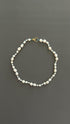 Freshwater Pearl Choker Necklace | Boho Threaded Jewelry | Dainty Minimalist Layering | 24k Gold Clasp |  Gift for Her