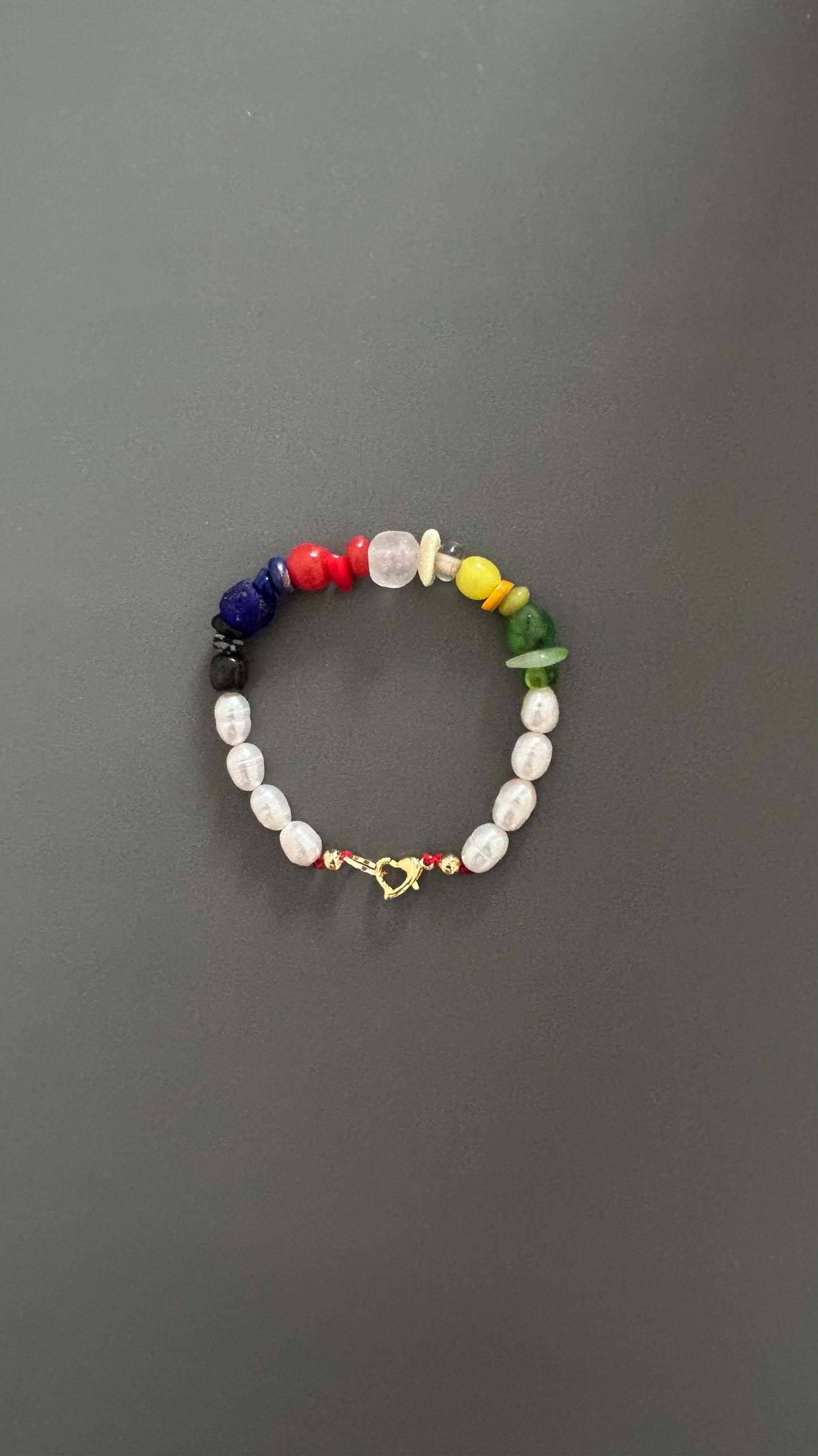 Freshwater Pearl Bracelet Boho Adjustable Gold Clasp Beaded Hippie Jewelry Gift For Her