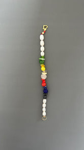 Freshwater Pearl Bracelet Boho Adjustable Gold Clasp Beaded Hippie Jewelry Gift For Her