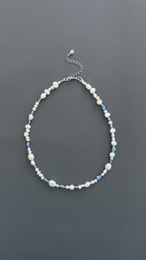 Baroque Pearl Choker Necklace: Delicate Freshwater Beaded Jewelry