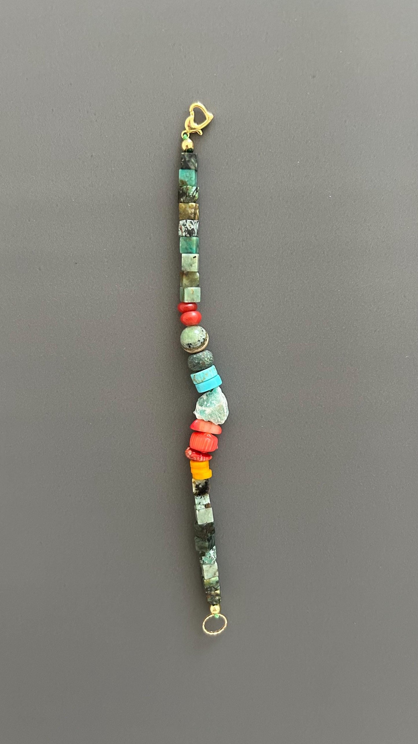 Boho Natural Stone Bracelet for Men Women Healing Crystal Beaded Jewelry Adjustable Gift